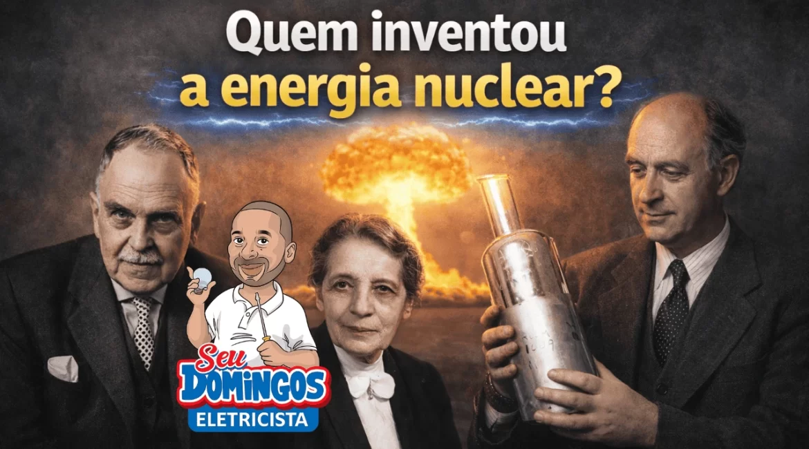 Cientistas pioneiros da descoberta da energia nuclear em laboratório