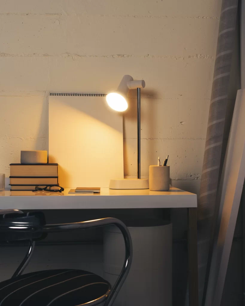 Iluminação adequada para escritório em casa