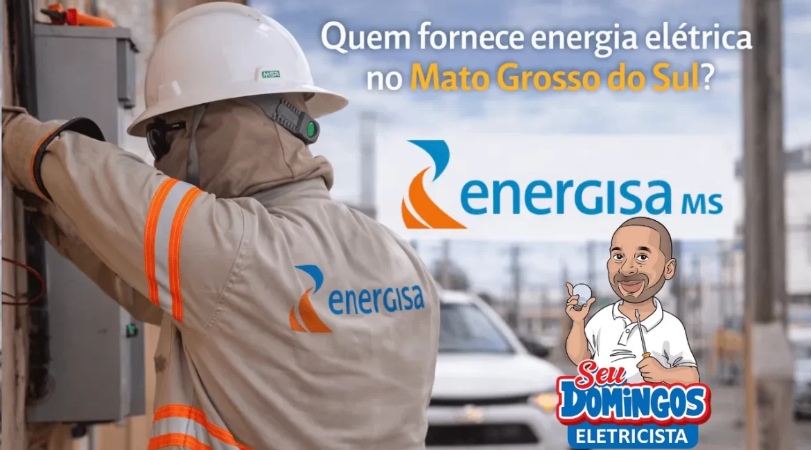 Equipe da Energisa MS realizando manutenção em rede elétrica no Mato Grosso do Sul