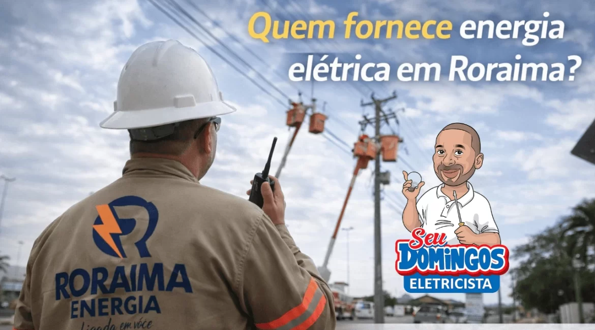 Equipe da Roraima Energia em frente a subestação elétrica no estado de Roraima