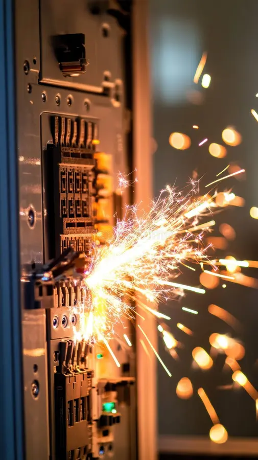 curto circuito no quadro eletrico