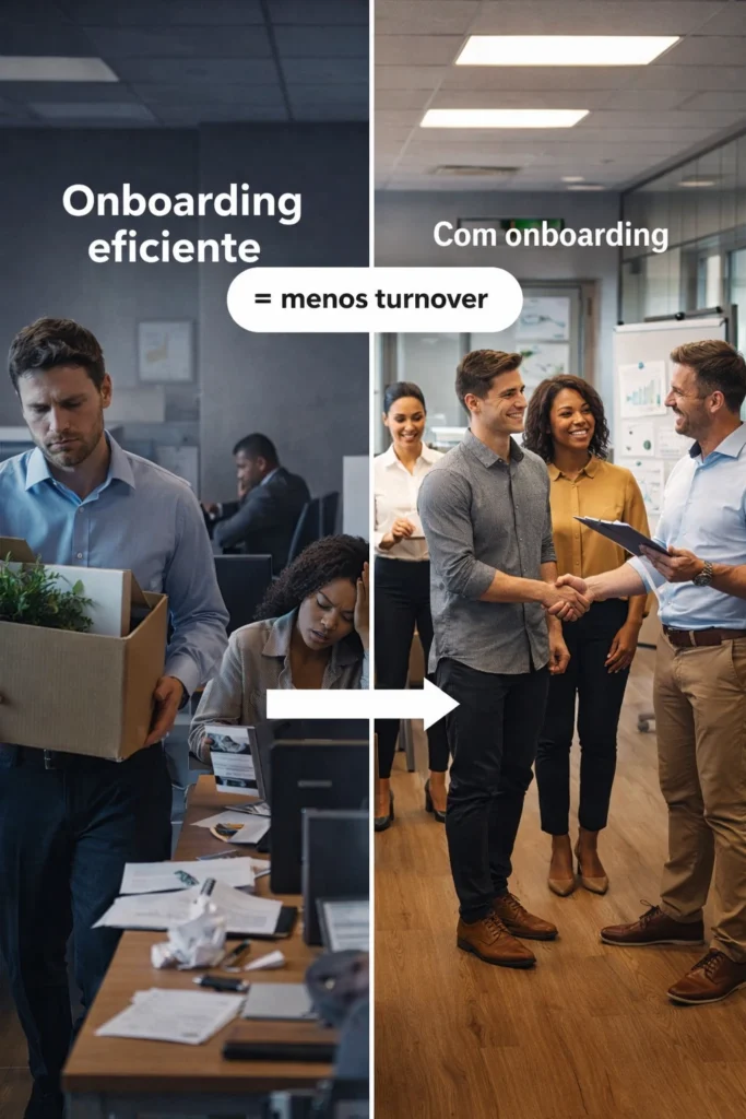 Onboarding eficaz reduz o turnover de colaboradores