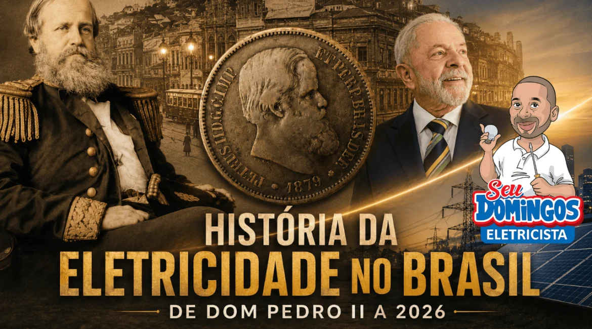 Evolução da eletricidade no Brasil desde as primeiras experiências até os sistemas modernos de energia