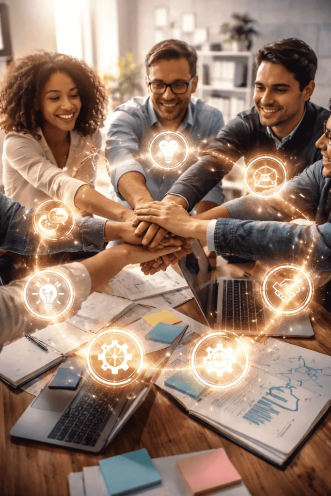 Colaboração e habilidades essenciais no trabalho