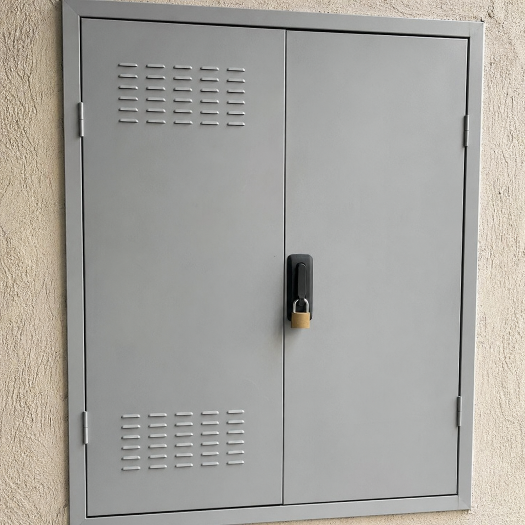 quadro de energia condominio trancado acesso restrito sindico