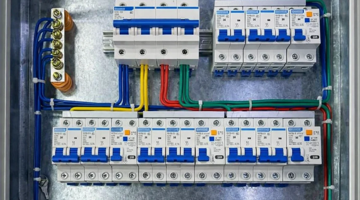 Mistura de marcas de disjuntores em mesmo quadro elétrico