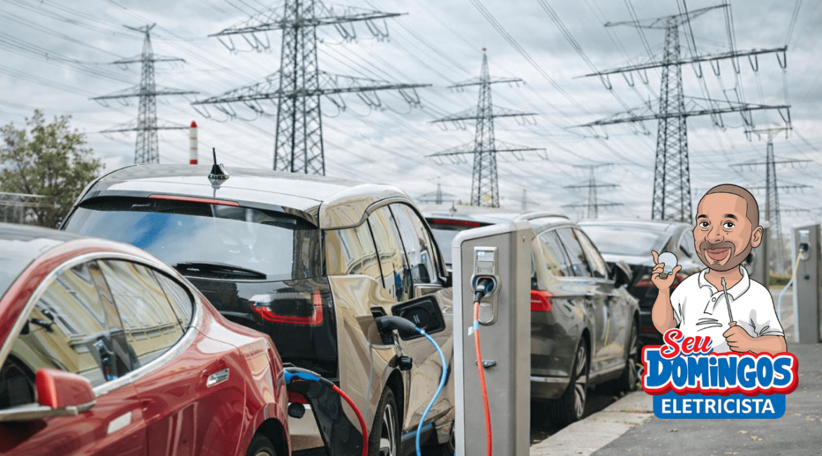 Rede elétrica para carregamento de carros elétricos