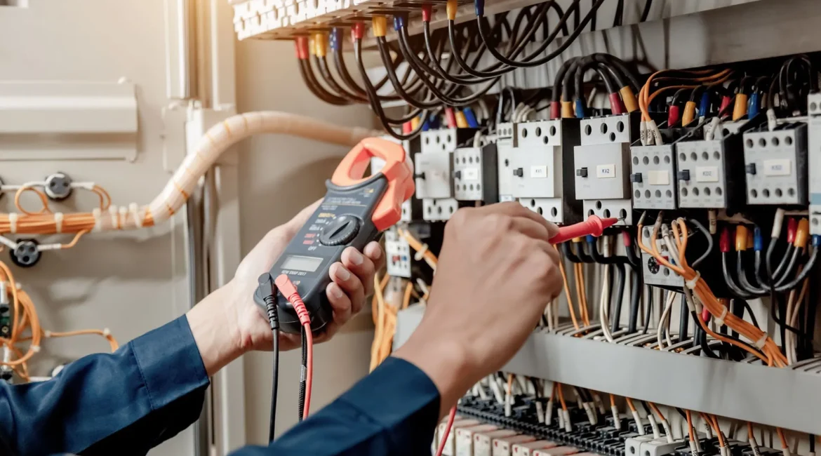 Sistema de energia trifásica em instalação elétrica
