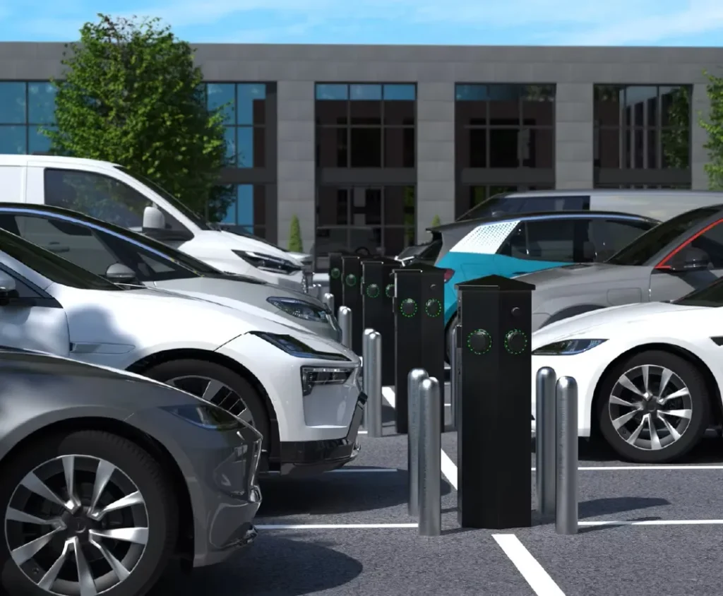 Rede elétrica para carregamento de carros elétricos