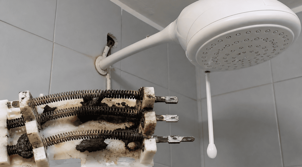 Chuveiro elétrico com resistência queimada