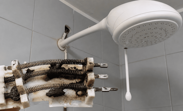 Chuveiro elétrico com resistência queimada