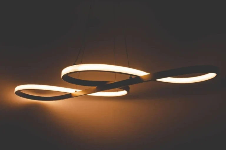 Fitas de LED em interiores modernos