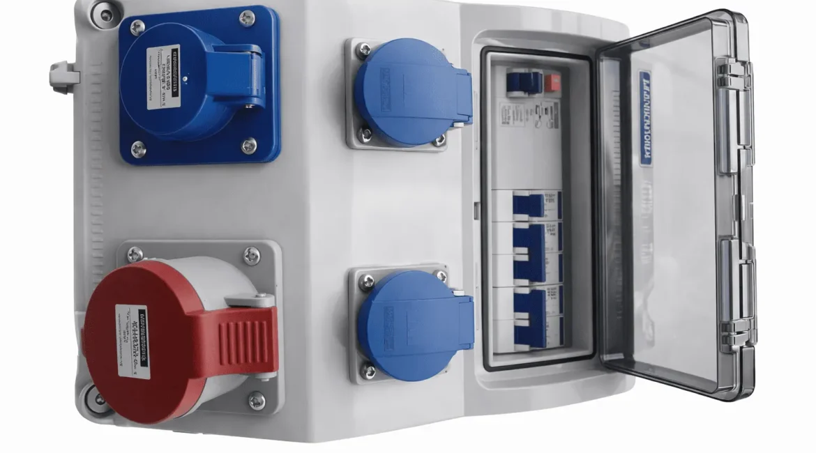 Unidade elétrica portátil com tomadas e proteção integrada