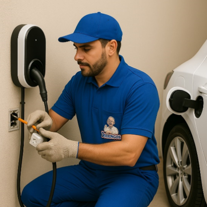 Instalação de Carregador de Veículo Elétrico